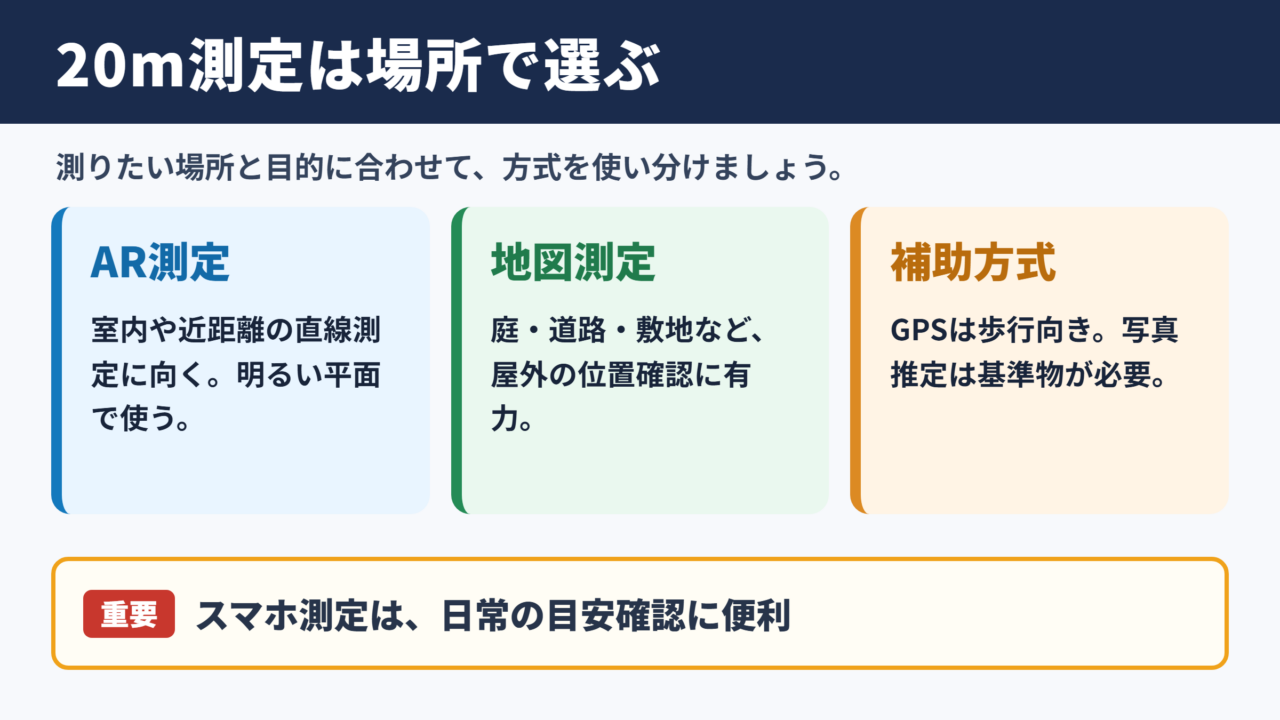 20メートル測定に適したアプリの選び方