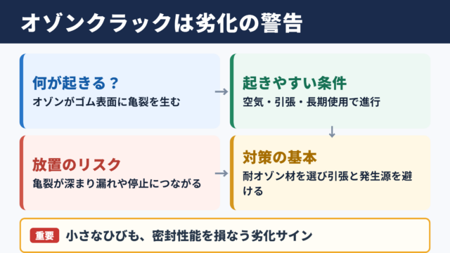 オゾンクラックの意味と結論