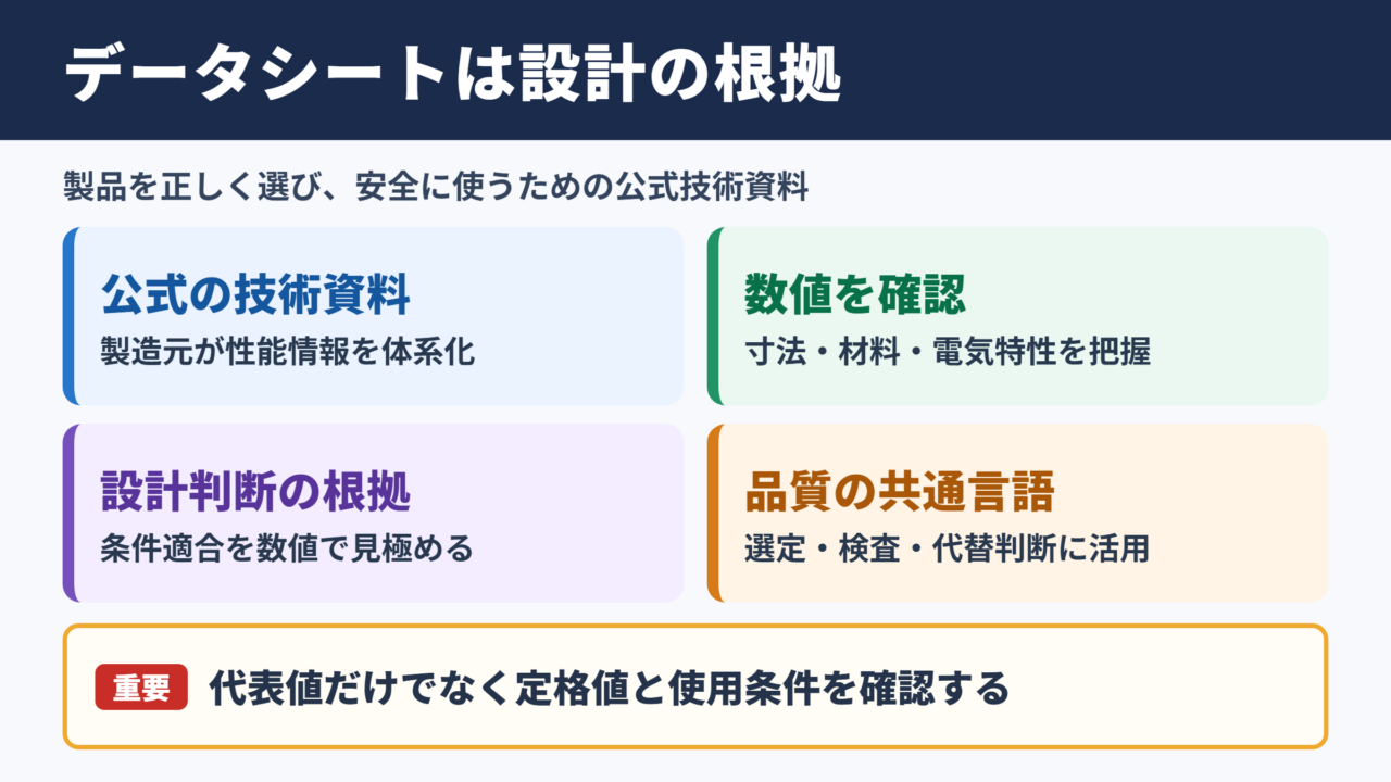 データシートの意味と役割